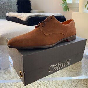 RARE - Suede Carlos Santana Power Plain Derby - Size 14 (Brand New)